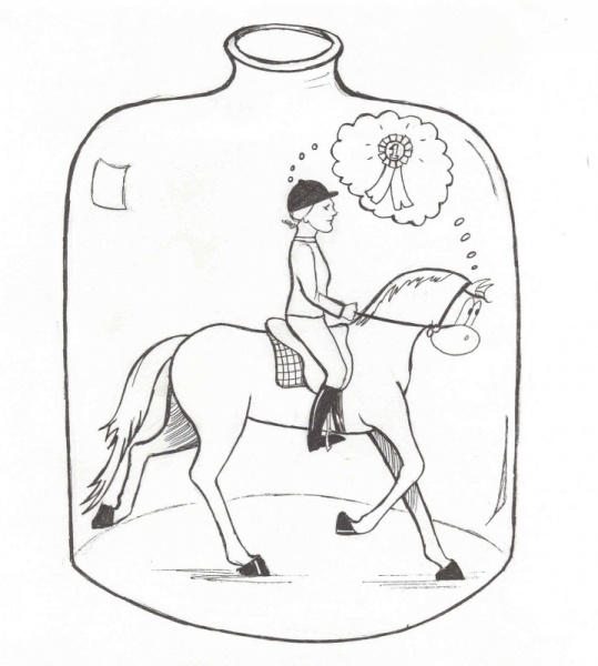 Dr. Ulrike Thiel of paard